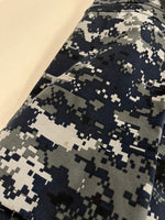 ミリタリー military US NAVY デジタルカモ 迷彩 ナイロンパーカー SPM1C1-08-D-1029 MEDIUM REGULAR ジャケット ネイビー Mサイズ 101MT-4868