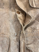 ヴィンテージ vintage 30’s 30年代 Duxbak ダックスバック 白タグ ハンティングジャケット カバーオール ウッドボタン 襤褸 雰囲気系 ジャケット ブラウン 101MT-5447