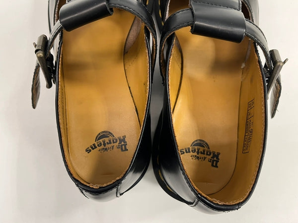 ドクターマーチン Dr.Martens POLLEY Tバーシューズ メリージェーン 黒 レディース靴 ローファー ブラック UK6(参考サイズ約25cm) 101sh-2197