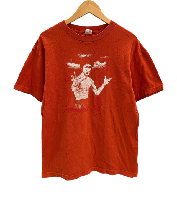 ヴィンテージ vintage 90's 90年代 vintage ヴィンテージ BRUCE LEE 龍 李小龍 截拳道 ジークンドー ブルースリー - Tシャツ オレンジ 101MT-4002