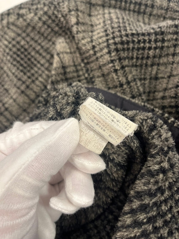 パタゴニア PATAGONIA 98年製 90s 90's USA製 ultra plush over shirt ウルトラプラッシュオーバーシャツ フリースジャケット チェック柄 XL ジャケット グレー 101MT-4803