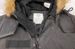 ヒューストン HOUSTON M-65 PARKA JACKET ライナー フード 取り外し可能 フィッシュテール 黒 5465 7080/0414 ジャケット 無地 ブラック 104MT-2310