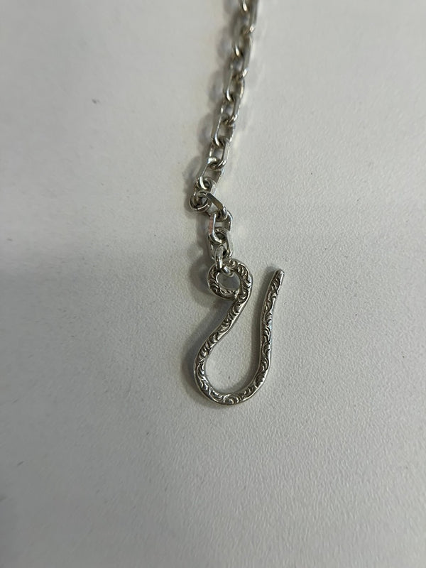 アリゾナフリーダム ARIZONA FREEDOM 唐草 フック 太陽神 ホイール チェーン シルバー✕ゴールド シルバーアクセサリー メンズジュエリー・アクセサリー ネックレスチェーン シルバー 101G-214