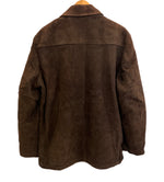 ヴィンテージ vintage 50’s~60's 50~60年代 Marc Mitchell ヌバックレザー スポーツジャケット SCOVILL ZIPPER DuPont Quilon - ジャケット ブラウン 101MT-4752