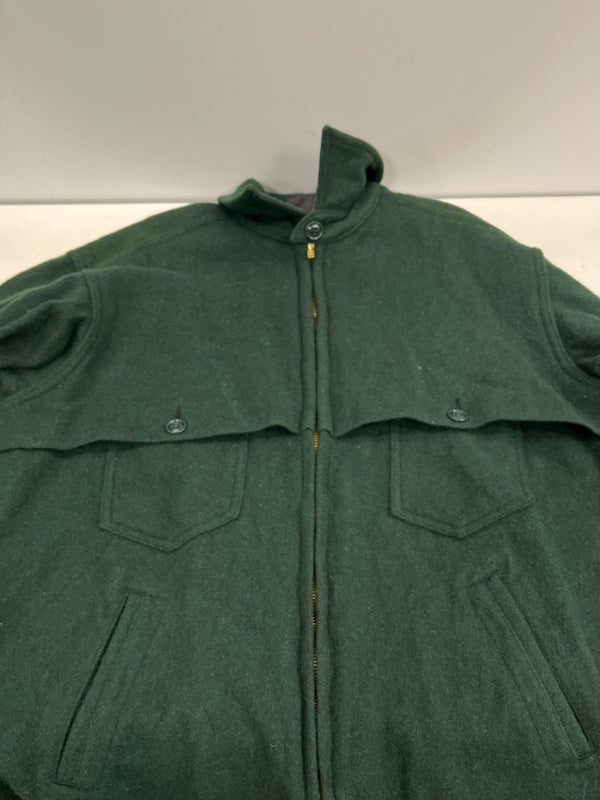 エルエルビーン L.L.Bean 70's 80's 70~80年代 ウールメルトン クルーザー ジャケット ハンティング ダブル マッキーノ ロガー vintage ヴィンテージ ジャケット グリーン 101MT-5365