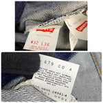 【曜日割引対象外】 リーバイス Levi's 90's 501 BIG E 60's 復刻 95年製 USA製 555 バレンシア デッドストック W32 デニム ブルー 32×36サイズ 201MB-1100 VB