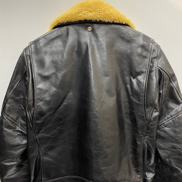 【曜日割引対象外】 ドライボーンズ Dry Bones ダブル ライダースジャケット ホースハイド ジャケット ブラック Lサイズ 201MT-4353 VB