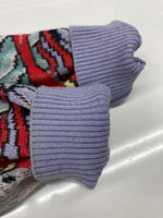 ワコマリア WACKO MARIA × TIM LEHI ティム リーハイ JACQUARD CARDIGAN ジャガード カーディガン スカル 髑髏 虎柄 龍柄 ニット カーディガン 総柄 マルチカラー Mサイズ 104MT-1749