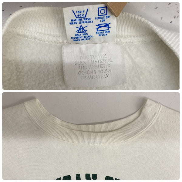 【曜日割引対象外】 チャンピオン Champion 80's リバースウィーブ MICHIGAN STATE 1987 BIG TEN CHAMPIONS 1988 Rose Bowl Champions スウェット ホワイト Mサイズ 201MT-4779 VB
