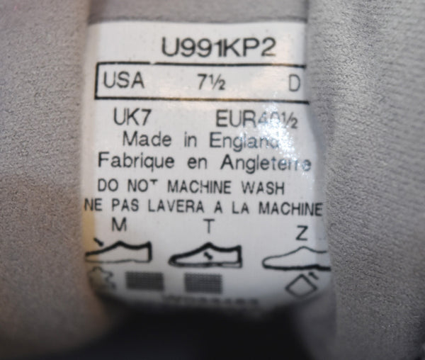 ニューバランス new balance 991V2 ローカットスニーカー 日本限定カラーUK7 U991KP2 メンズ靴 スニーカー ピンク 25.5cm 103S-1242