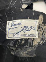 ポーター クラシック PORTER CLASSIC ALOHA CHINESE SHIRT 落ちこぼれ スパイ アロハ チャイニーズ シャツ 2 長袖シャツ ブラック 601MT-90