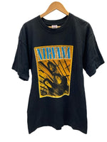 バンド band 00s ©2004 ニルヴァーナ NIRVANA フォトTシャツ バンドTシャツ 黒 Tシャツ ブラック Lサイズ 101MT-2978