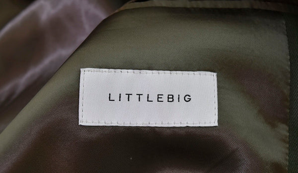 リトルビッグ LITTLEBIG 20AW Twill 6B Double Breasted Jacket ツイル6B ダブル ブレザージャケット 緑 LB203-JK08 46 ジャケット 無地 グリーン 103MT-346