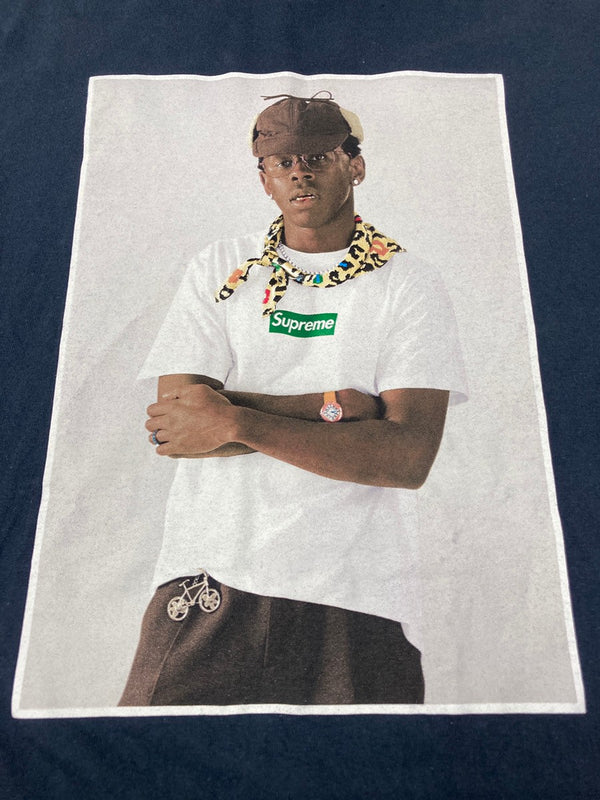 シュプリーム SUPREME Tyler The Creator Tee タイラー ザ クリエイター Tシャツ 紺 Tシャツ プリント ネイビー XLサイズ 104MT-1537
