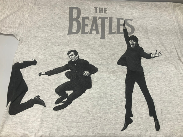 バンド band 90s 90's  CRONIES THE BEATLES ビートルズ ©1997 APPLE CORPS メンバー フォト  MADE IN USA アメリカ製 シングルステッチ XL Tシャツ グレー LLサイズ 101MT-3084