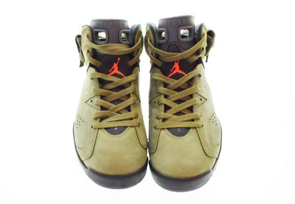 ナイキ NIKE AIR JORDAN 6 RETRO TRAVIS SCOTT エアジョーダン 6 レトロ トラヴィススコット スニーカー CN1084-200 メンズ靴 スニーカー グリーン 26.5cm 103S-789