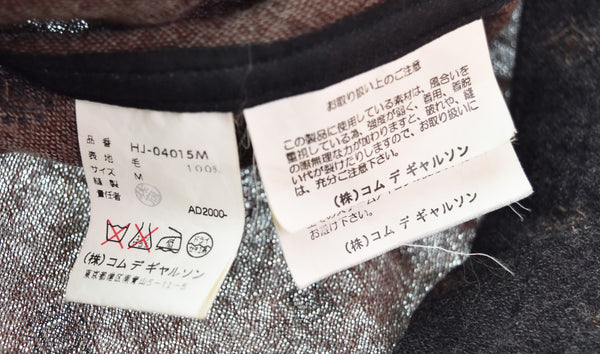 コムデギャルソン オム COMME des GARCONS HOMME 00AW ドットTailored jacket テーラードジャケット HJ-04015M ジャケット ブラウン Mサイズ 103MT-3271