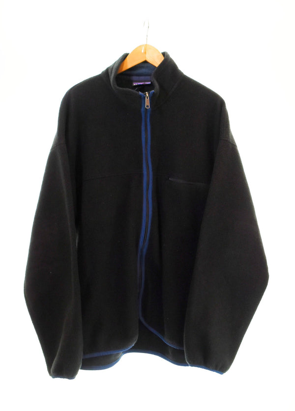 パタゴニア PATAGONIA 90s USA製  Baby Retro Cardigan  ベビーレトロカーディガン 雪なしタグ ジャケット ブラック LLサイズ 103MT-1683