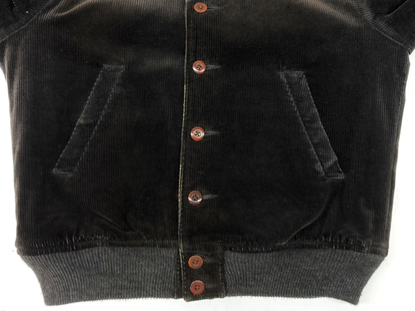 ダブルアールエル RRL 90s 90年代 3つ星タグ リバーシブル ウール コーデュロイ ブルゾン アウター  ジャケット チェック マルチカラー Sサイズ 104MT-2286