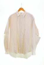 ミドリカワ MIDORIKAWA Stripe shirt ストライプシャツ 白 MID23SS-SH04 長袖シャツ ホワイト フリーサイズ 103MT-1577