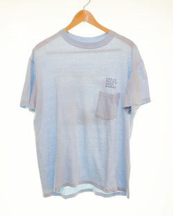 グレート パシフィック アイアン ワークス THE GREAT PACIFIC IRON WORKS 70's POCKET T-SHIRTS VINTAGE Tee 70年代 70s ヴィンテージ アウトドア  L Tシャツ ブルー 103MT-2986