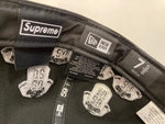シュプリーム SUPREME ニューエラ NEWERA Jerseys ジャージーズ ボックスロゴ 黒 59FIFTY 60.6cm 7 5/8　 帽子 メンズ帽子 キャップ ブラック 101hat-121