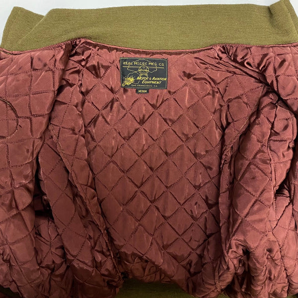 【曜日割引対象外】 リアルマッコイズ THE REAL McCOY’S タクシードライバー タンカースジャケット ジャケット カーキ Mサイズ 201MT-4771 VB