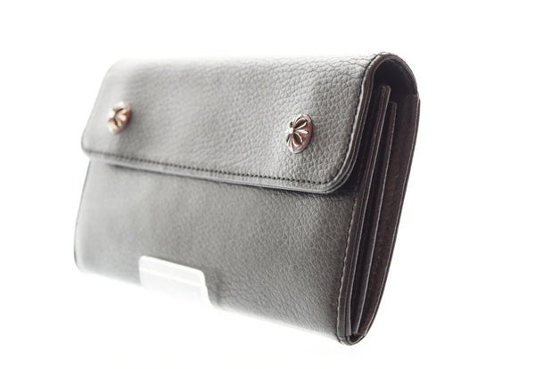 アージェントグリーム Argent Gleam Long Wallet クロスボタン 財布 黒 財布・ケース メンズ財布 ブラック 103SA-17