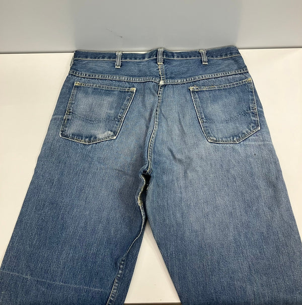 ヴィンテージ vintage 60's 60年代 ストア系 42TALON ZIPPER イエロー/オレンジステッチ デニム ブルー 101MB-675