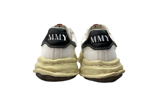 メゾンミハラヤスヒロ Maison MIHARA YASUHIRO BLAKEY VL OG ブレイキー キャンバス 厚底 ローカット シューズ 白 A09FW732 メンズ靴 スニーカー ホワイト サイズ 42 104S-972