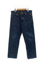 ステューシー STUSSY OLD STUSSY 30th Aniversary 30周年記念 ストレートデニムパンツ 刺繍ロゴ インディゴ 青 デニム ブルー 34 101MB-753