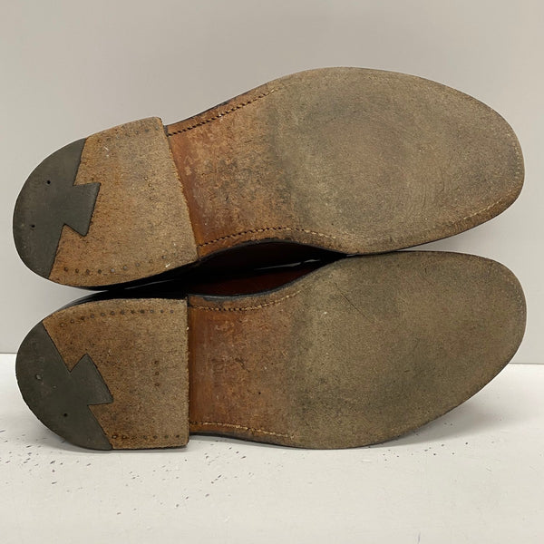 【曜日割引対象外】 オールデン Alden プレーントゥシューズ 930 メンズ靴 ビジネスシューズ ブラウン 26.5cmサイズ 201-shoes1522 VB