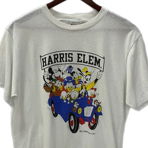 【曜日割引対象外】 チャンピオン Champion 80's 80s 80年代 ディズニー Disney プリント Tシャツ ホワイト XLサイズ 201MT-3632 VB