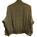 【曜日割引対象外】 クリームソーダ CREAM SODA 80's 90's 金タグ ジップアップ ブルゾン レーヨン かすり ジャケット ベージュ 201MT-4784 VB