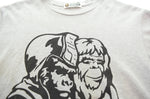アベイシングエイプ A BATHING APE 猿の惑星 プリントTシャツ  001CS9801024 Tシャツ グレー Lサイズ 103MT-3039