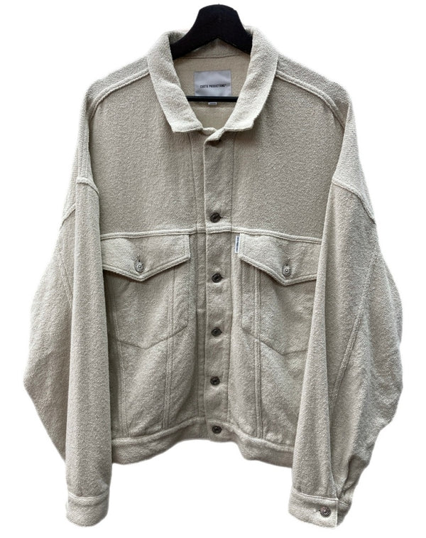 クーティー COOTIE 3rd Type Jacket サード タイプ トラッカー ジャケット 白 ジャケット 無地 ホワイト Mサイズ 104MT-2100