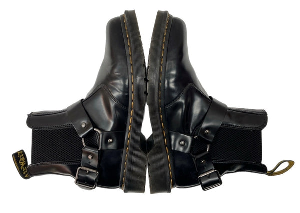 ドクターマーチン Dr.Martens WINCOX CHELSEA BOOT ウィンコックス チェルシー ブーツ サイドゴア バックル シューズ 黒 23866001 メンズ靴 ブーツ その他 ブラック UK7 104S-1047