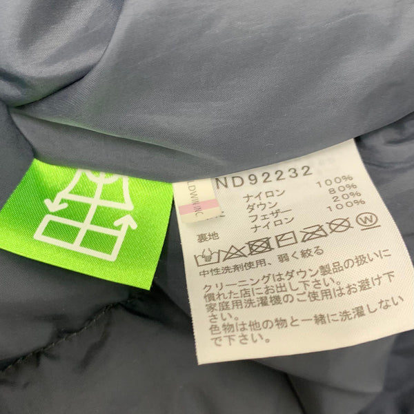 ノースフェイス THE NORTH FACE NUPTSE VEST ヌプシ ダウン ベスト ND92232 ベスト グレー Lサイズ 201MT-4839