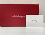 サルヴァトーレフェラガモ Salvatore Ferragamo ヴァリナ VARINA CHECKED BLOCK フラットシューズ パンプス ヴァラリボン RIBBON デニム DENIM 青 BLUE 752462 レディース靴 バレエシューズ リボンモチーフ ブルー SIZE5 1/2 104S-725