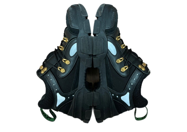 グッチ GUCCI Flashtrek Low フラッシュトレック ロー カット スニーカー メッシュ シューズ 黒 メンズ靴 スニーカー ブラック 104S-1079