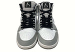 ナイキ NIKE 23年製 AIR JORDAN 1 MID LIGHT SMOKE GREY エア ジョーダン ミッド ライト スモーク グレー AJ1 白 灰色 554724-092 メンズ靴 スニーカー グレー 27cm 104-shoes494