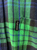 シュプリーム SUPREME Bright Plaid Flannel Shirt 長袖シャツ グリーン Mサイズ 201MT-2685