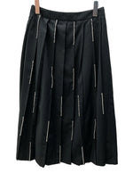 アベイシングエイプ A BATHING APE ベイピー BAPY プリーツスカート PLEATS パール PEARL トレンド Y2K モード BLACK 黒 BPYSK9202XXXA スカート ライン ブラック Sサイズ 104LB-45