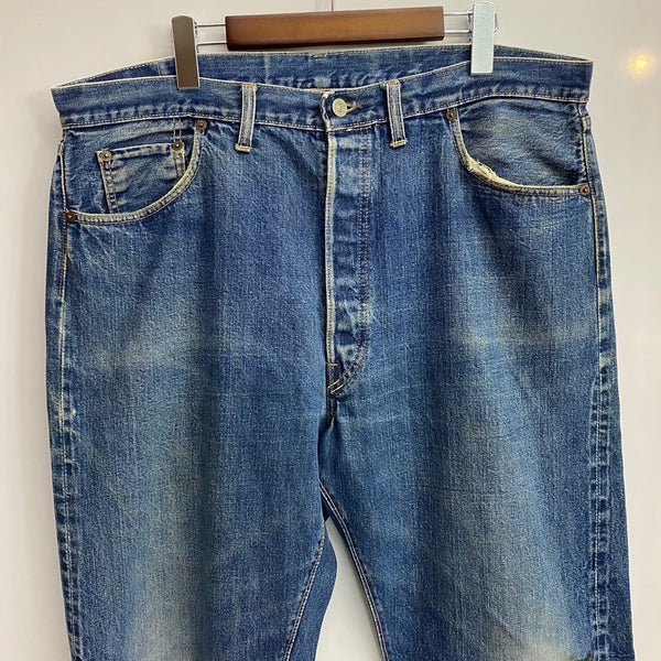 【曜日割引対象外】 リーバイス Levi's 60's 70's 501 BIG E デニムパンツ ボタン裏4 紙パッチ デニム ブルー W38サイズ 201MB-970 VB