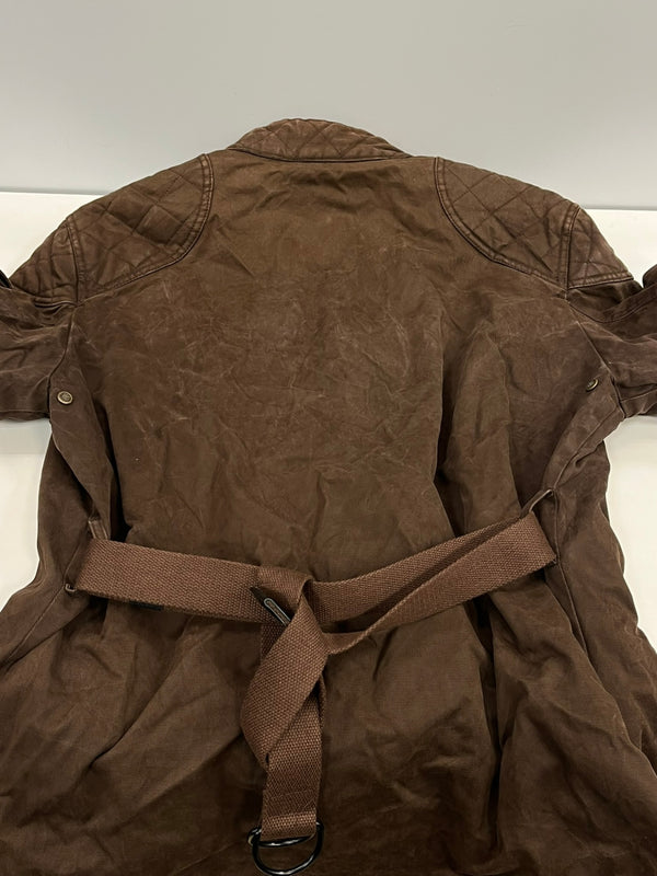 ベルスタッフ BELSTAFF パテッドジャケット TRIALMASTER LEGEND 2007 4ポケット コットンキャンバス made in ENGLAND イングランド製 XXL ジャケット ブラウン 101MT-5367