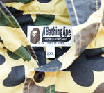 アベイシングエイプ A BATHING APE カモ柄 シャーク 長袖シャツ  2XL 長袖シャツ カーキ 103MT-1550