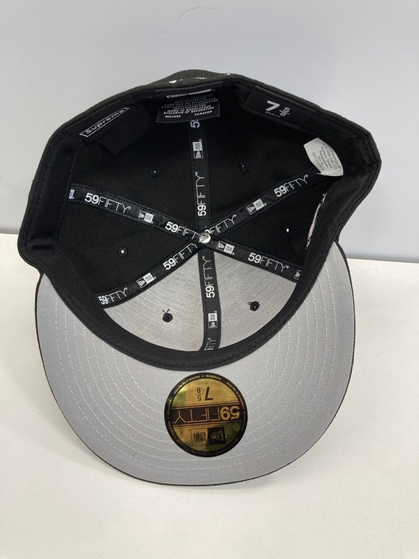 シュプリーム SUPREME ニューエラ NEWERA  Grinch  グリンチ ボックスロゴ 黒  59FIFTY 60.6cm 7 5/8　 帽子 メンズ帽子 キャップ ブラック 101hat-125
