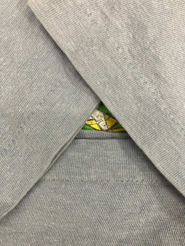 チャンピオン Champion 70's 70年代 バータグ Kermit カーミット プリント vintage ヴィンテージ made in USA アメリカ製 Tシャツ ブルー Lサイズ 101MT-4043