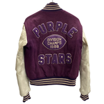 【曜日割引対象外】 ヴィンテージ vintage 80's CATCH BALL スタジアムジャケット スタジャン USA製 ジャケット パープル 42サイズ 201MT-4604 VB