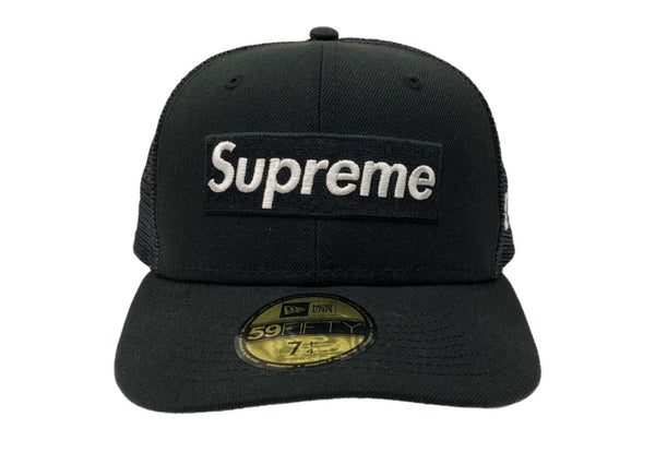 シュプリーム SUPREME 22SS BOX LOGO MESH BACK ボックスロゴ メッシュ バック ベースボール 帽子 黒 帽子 メンズ帽子 キャップ ロゴ ブラック 104H-65